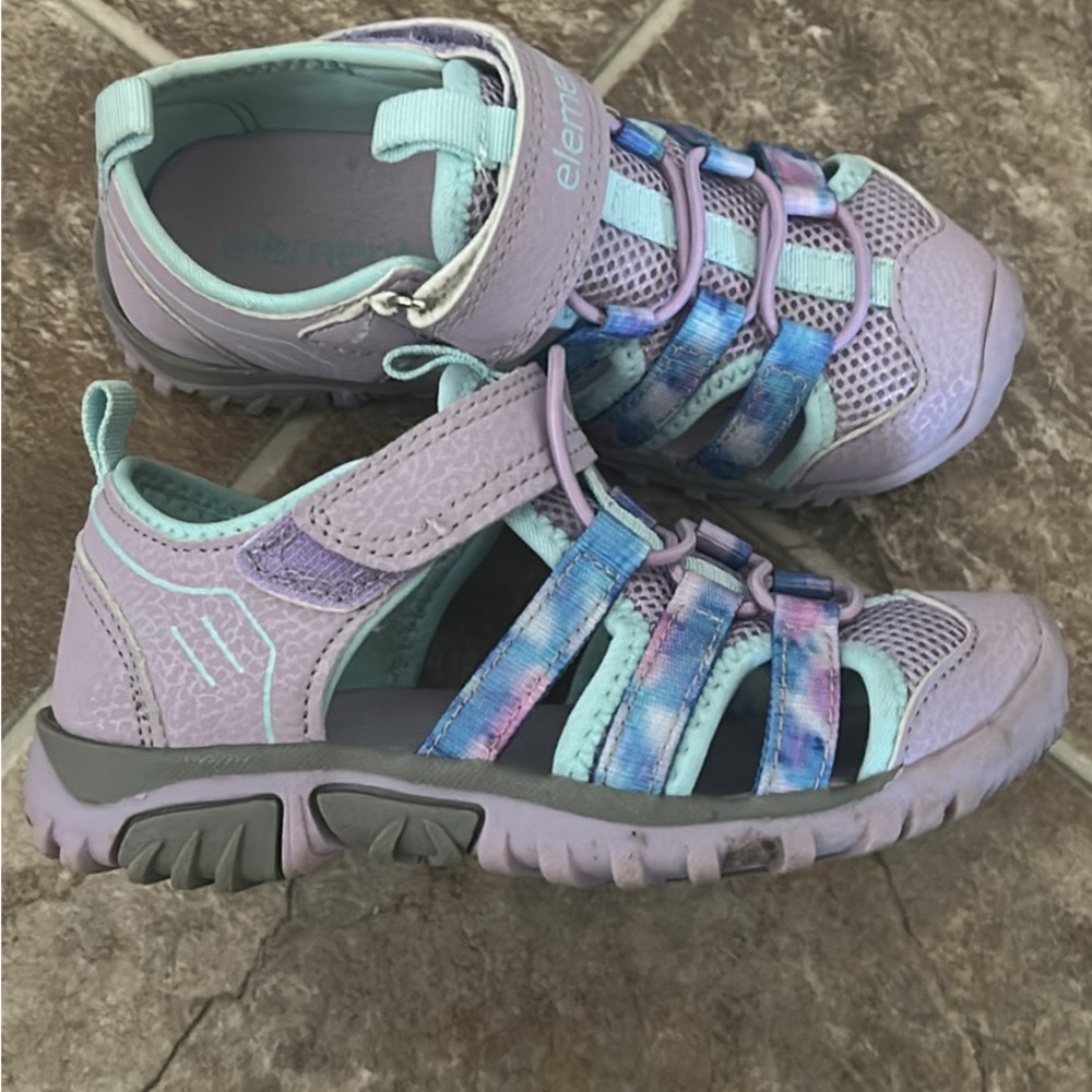 Element Kids' Lavender and Aqua Sandals